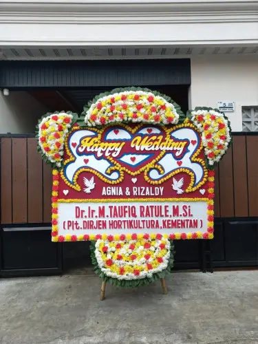 Papan Bunga Pernikahan alalak selatan